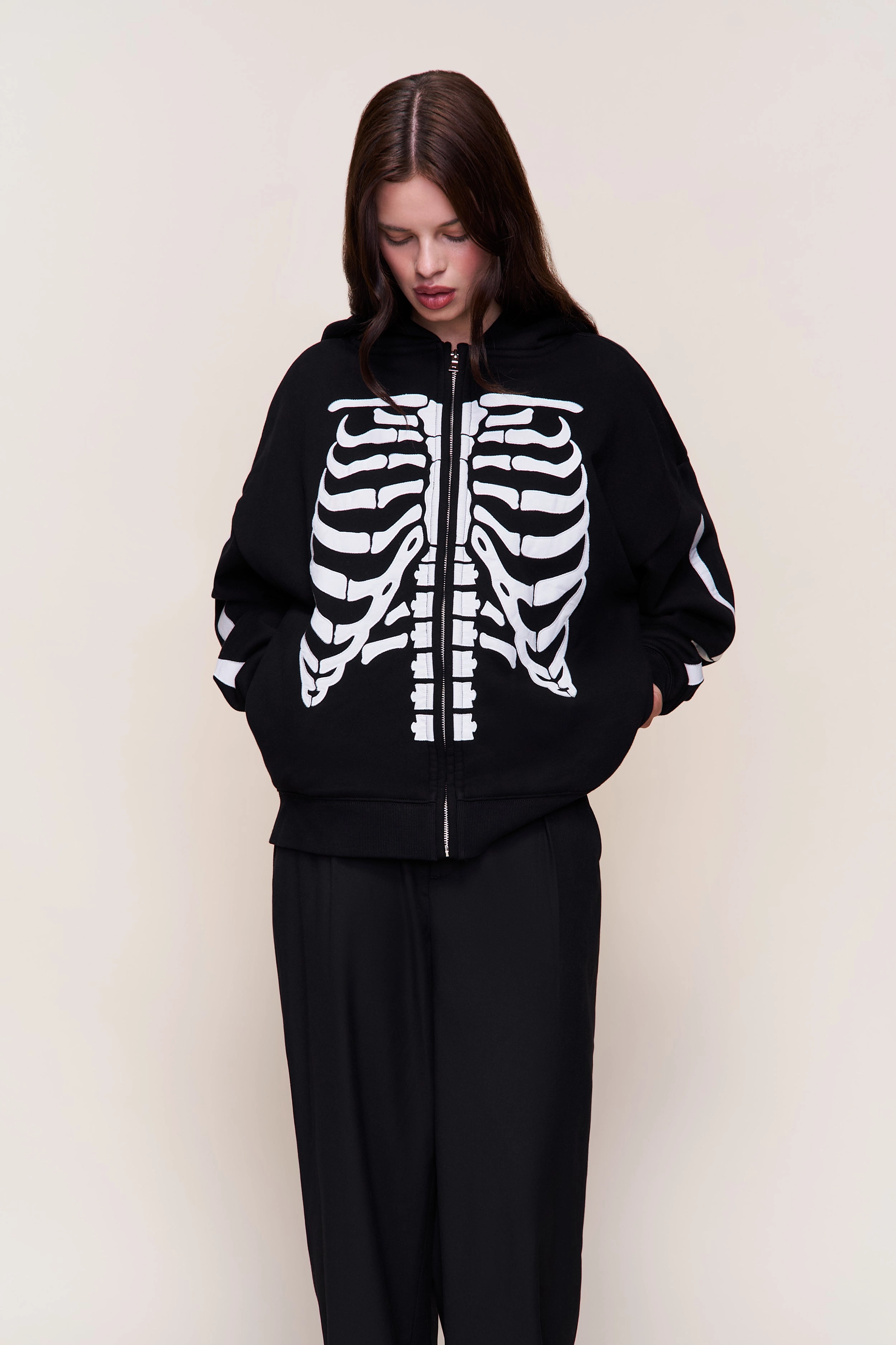 Ultra Fine Gauge Daily Piece Clifton Zip Up Hoodie