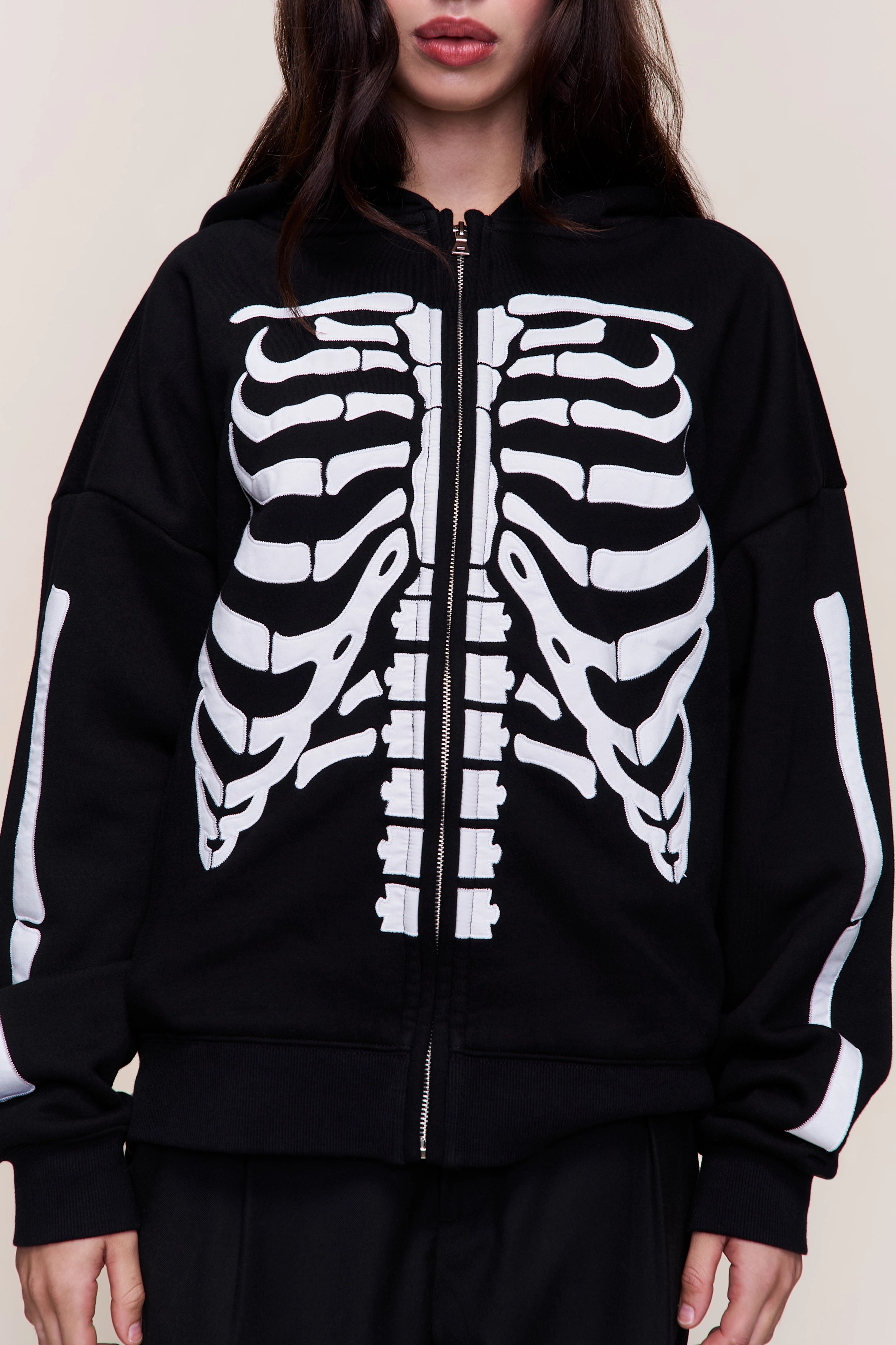 Clifton Zip Up Hoodie Tailored Silhouette Seamless Circular Knit