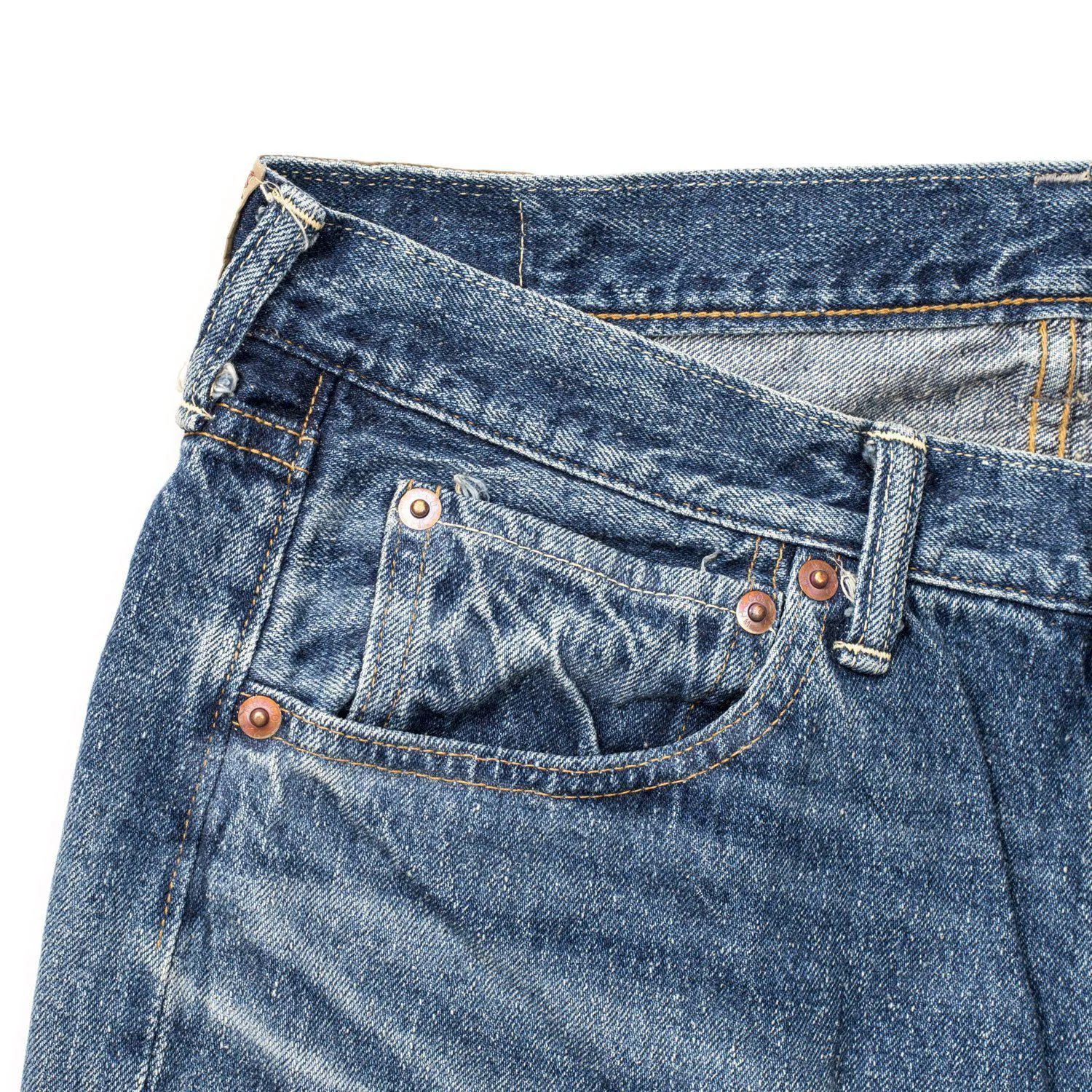 Warehouse & Co. Lot. 1101 Second Hand Series Used Wash Jean 12oz