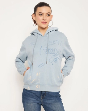 Madame Celeste Printed Sweatshirt Anti Pilling
