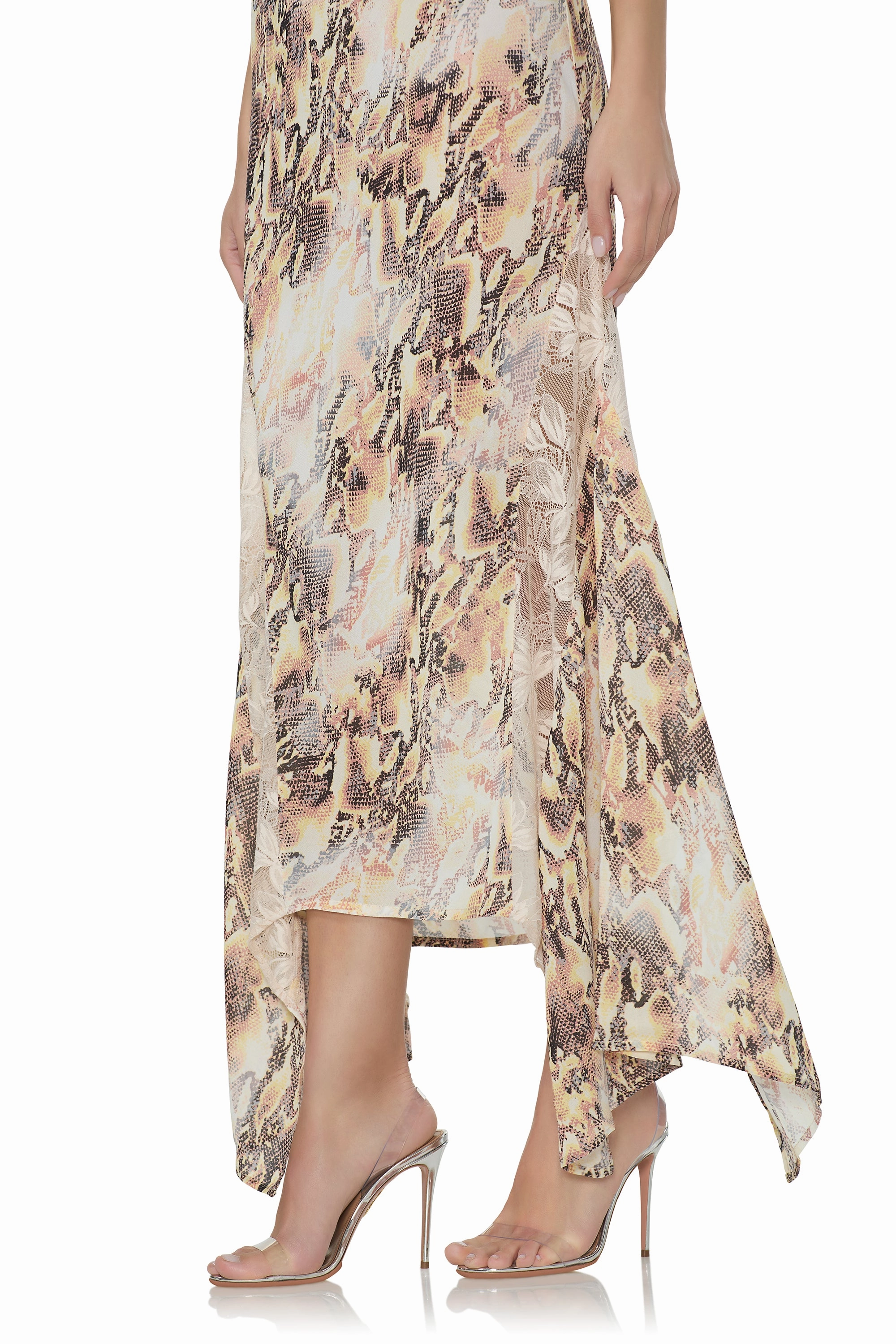 Soft Cut Perfect Cut Vince Dress - Shine Snake