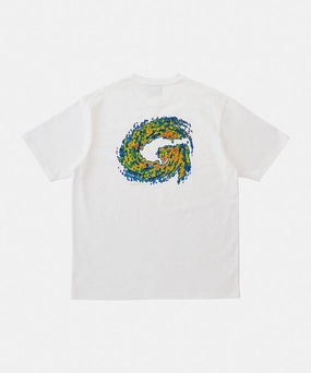 Hurricane Tee No Slip Shoulder Design Casual Elegance