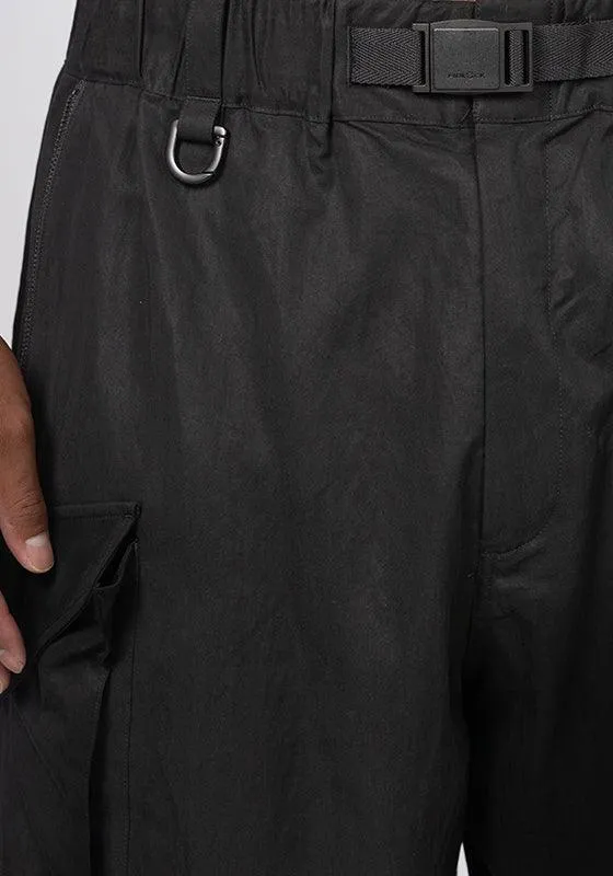Washed Twill Short - Black