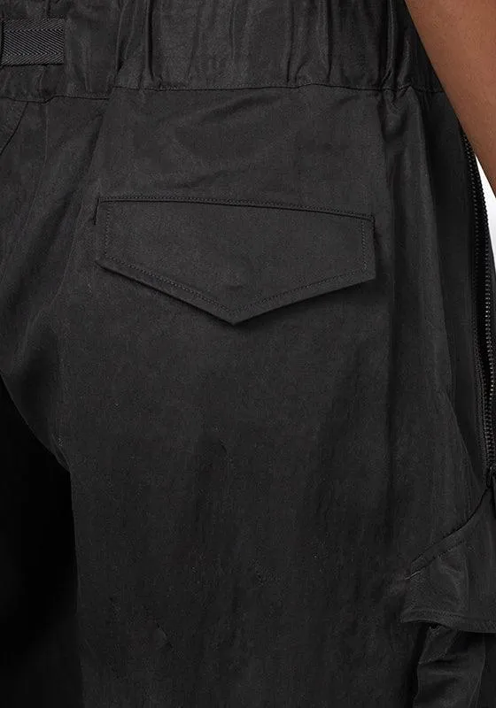 Washed Twill Short - Black