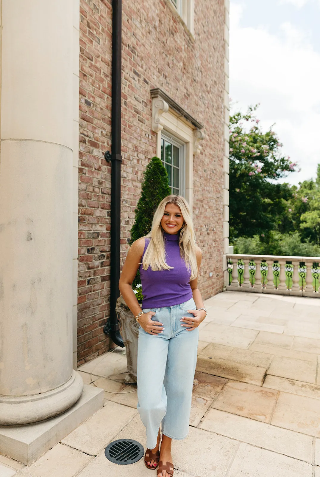 Watch Out Wide Leg Jeans - Ice Denim