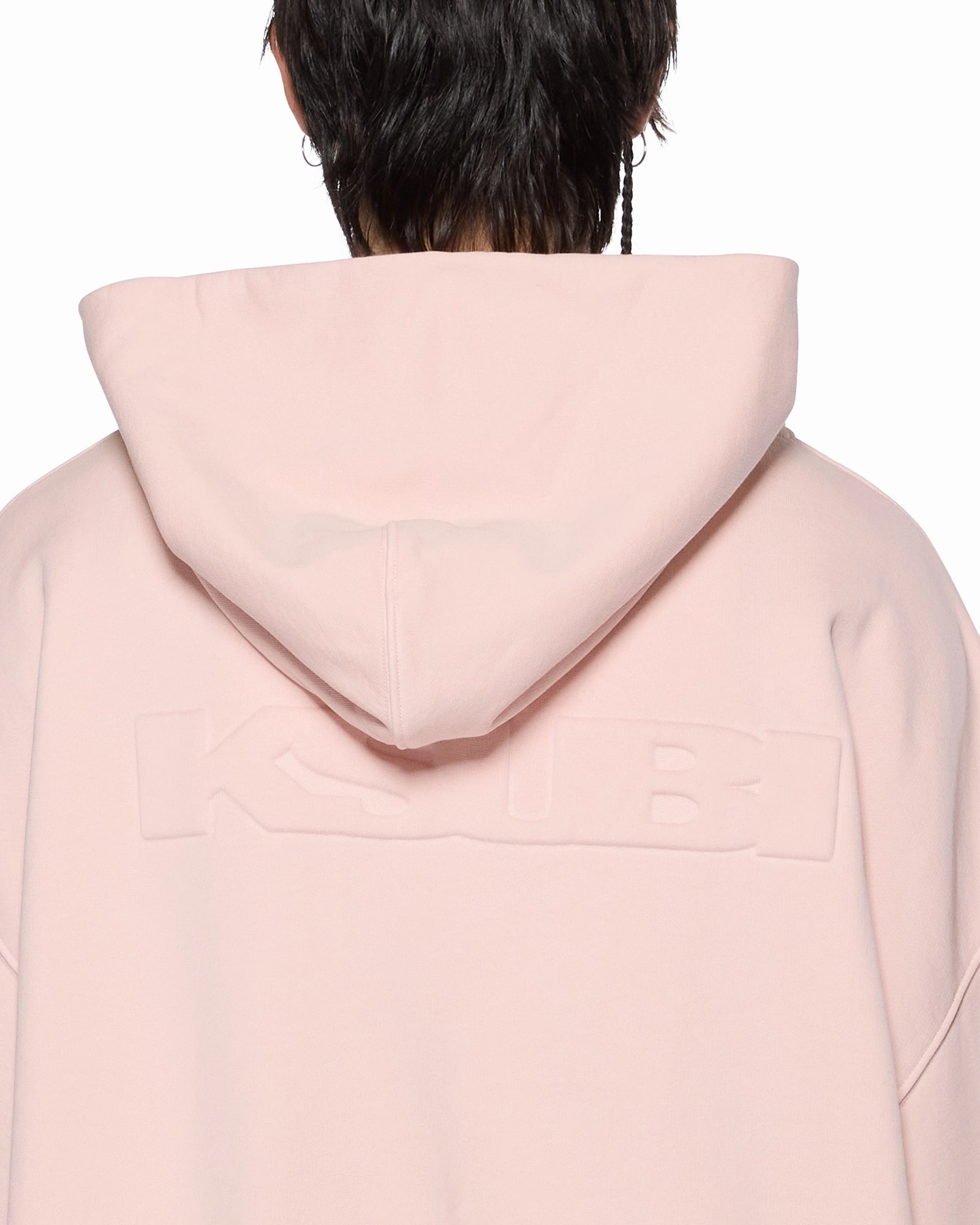 Airflow Weave Pattern GarmentWashedFinish INTRUDER EKCESS HOODIE MAGNOLIA