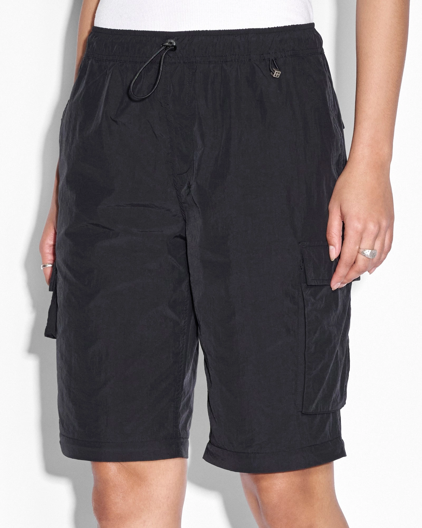 TACTIC CARGO PANT BLACK Stretchy Waist