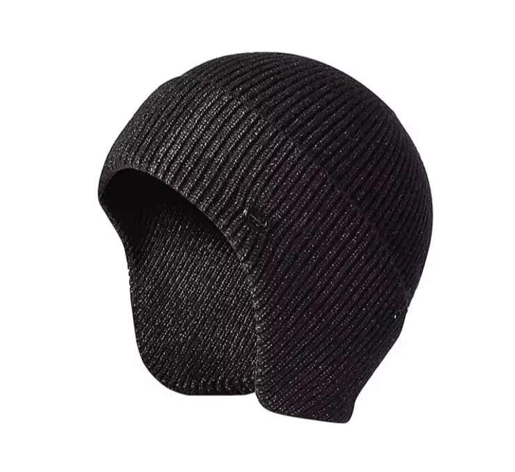 Waterproof Earmuff Cap for Men and Women, Knitted Hat, Korean Beanies, Warm Earflaps  S4824974