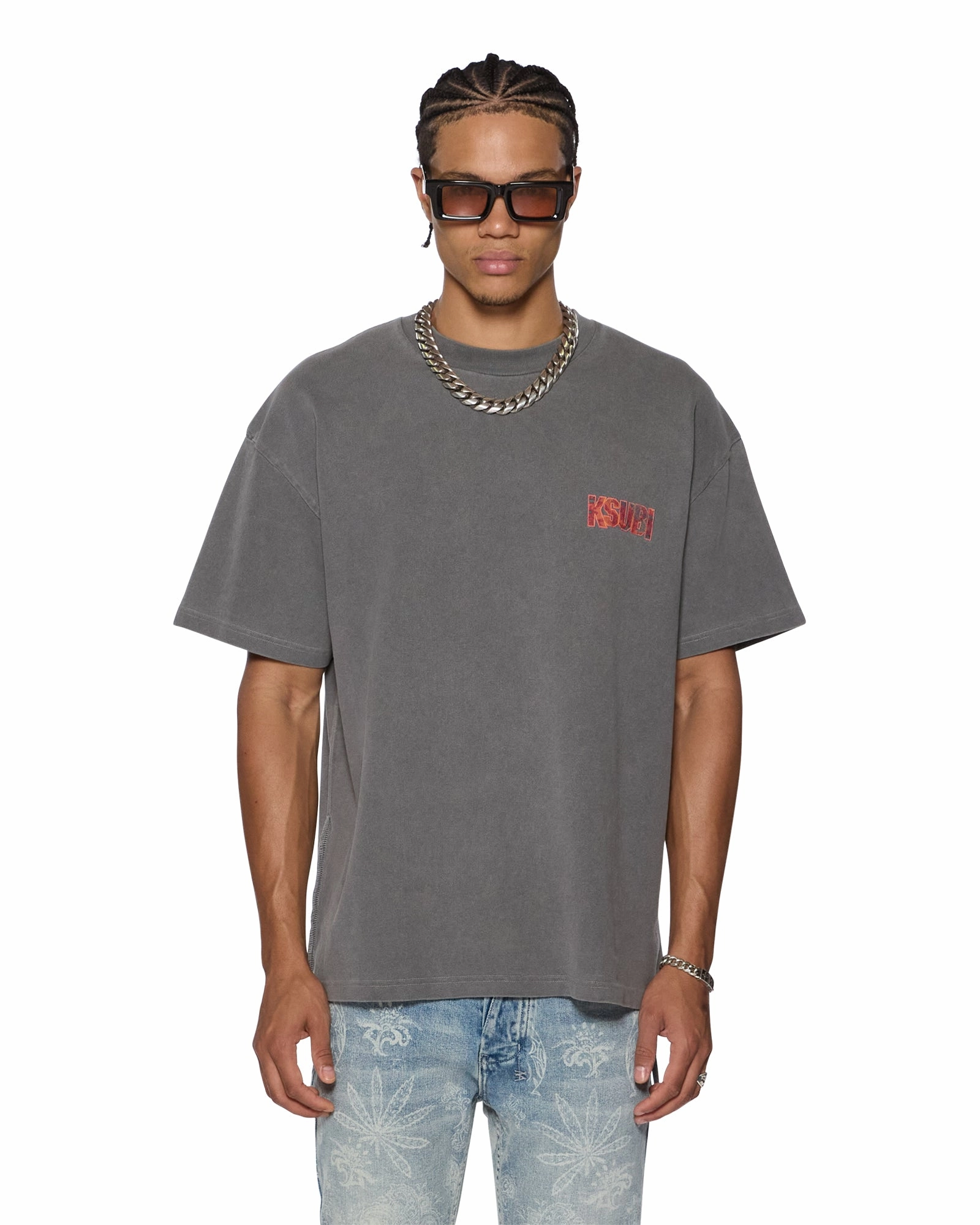 KICKSTART EKCESS SS TEE CHARCOAL Casual Style Wear