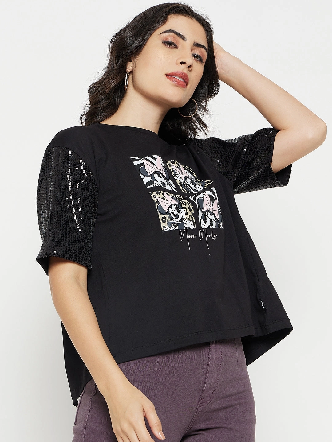 3D Spacer Fabric Madame Black Top