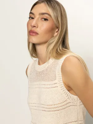 Waves Of Summer Shell Sweater Macrame Cool Comfort