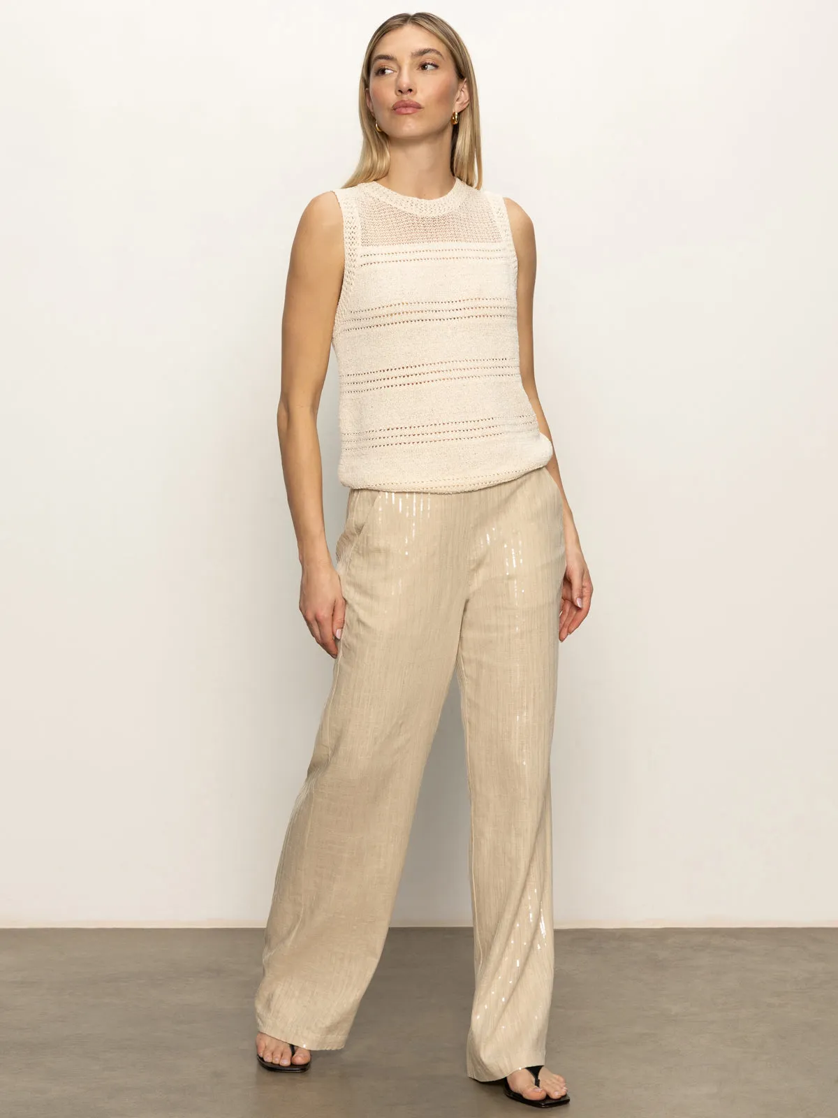 Waves Of Summer Shell Sweater Macrame Comfy Touch