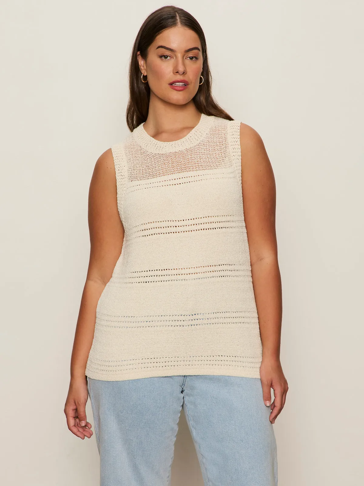 MinimalistCut Waves Of Summer Shell Sweater Macrame Extended Sizing