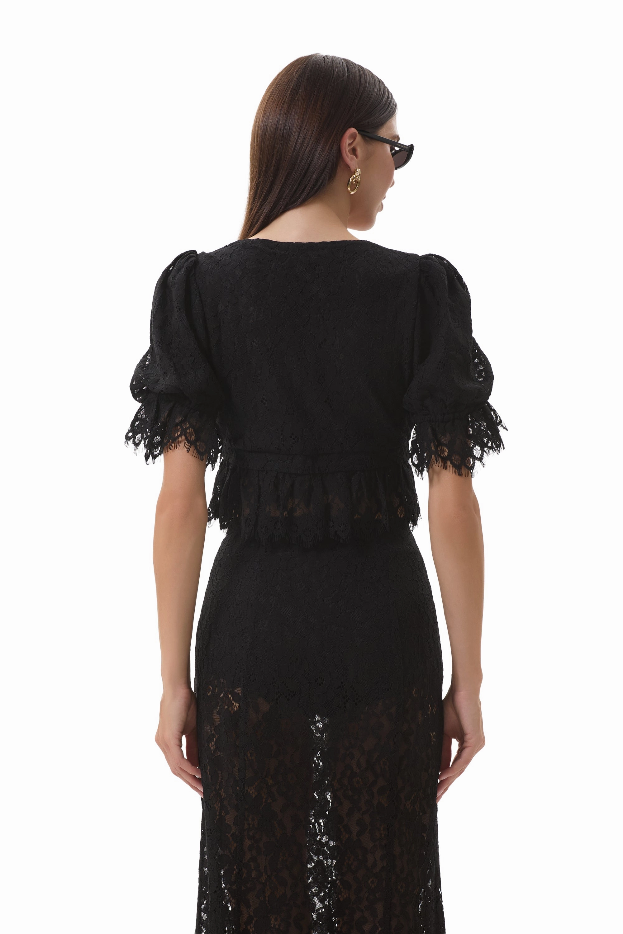 Wayla Top - Noir FadeResistant Treatment Temperature Regulating Textile