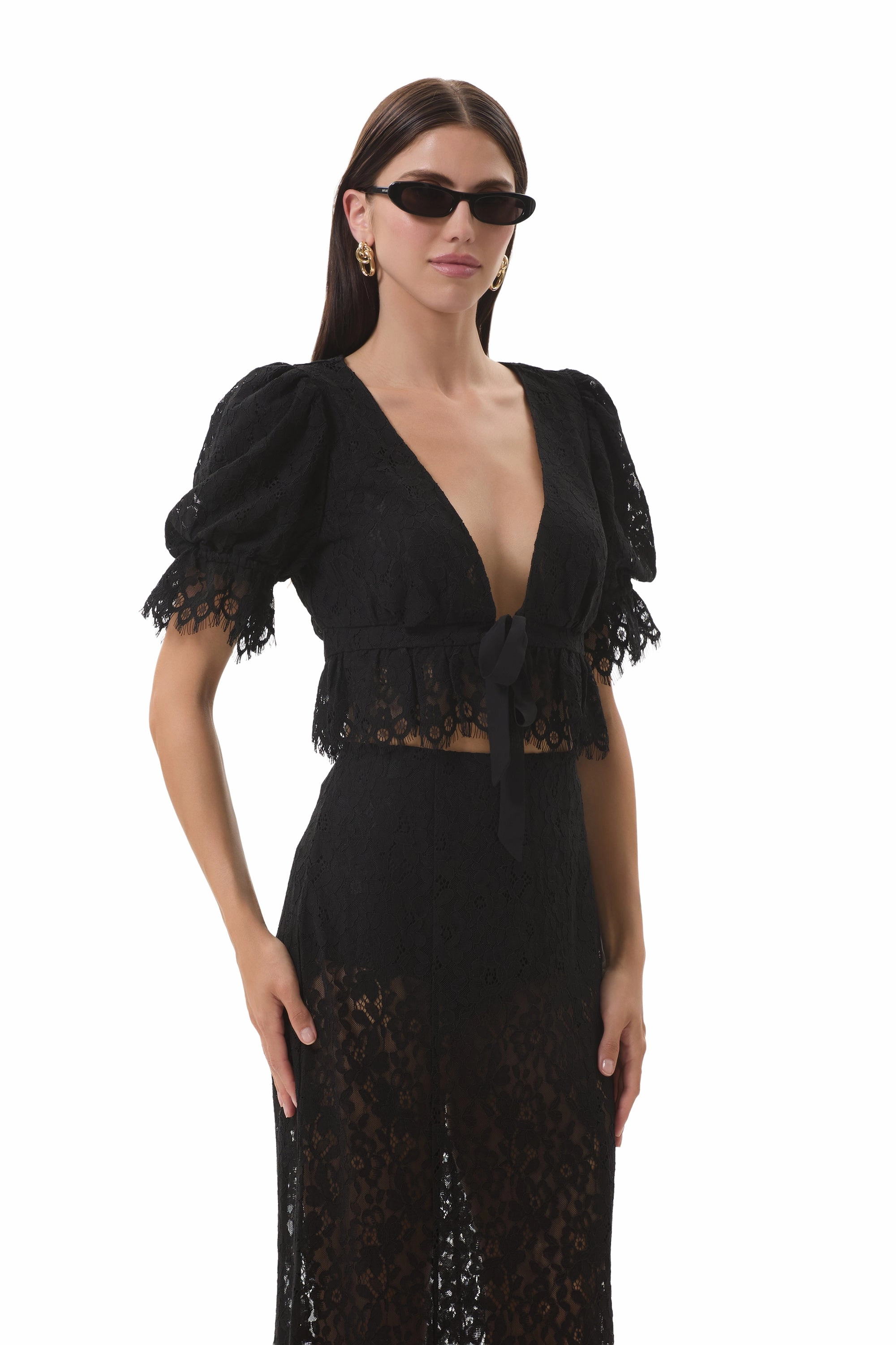 Wayla Top - Noir DurableCollarStays EcoCertified
