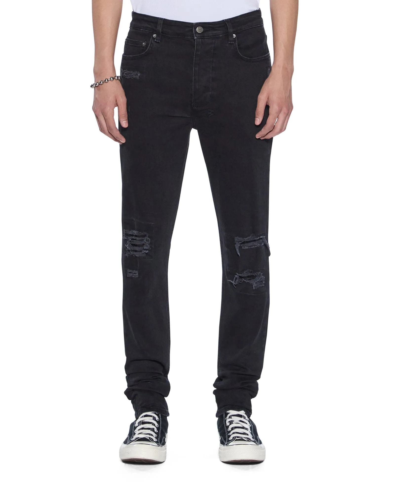 Stretch Fit Denim CHITCH BONEYARD BLACK