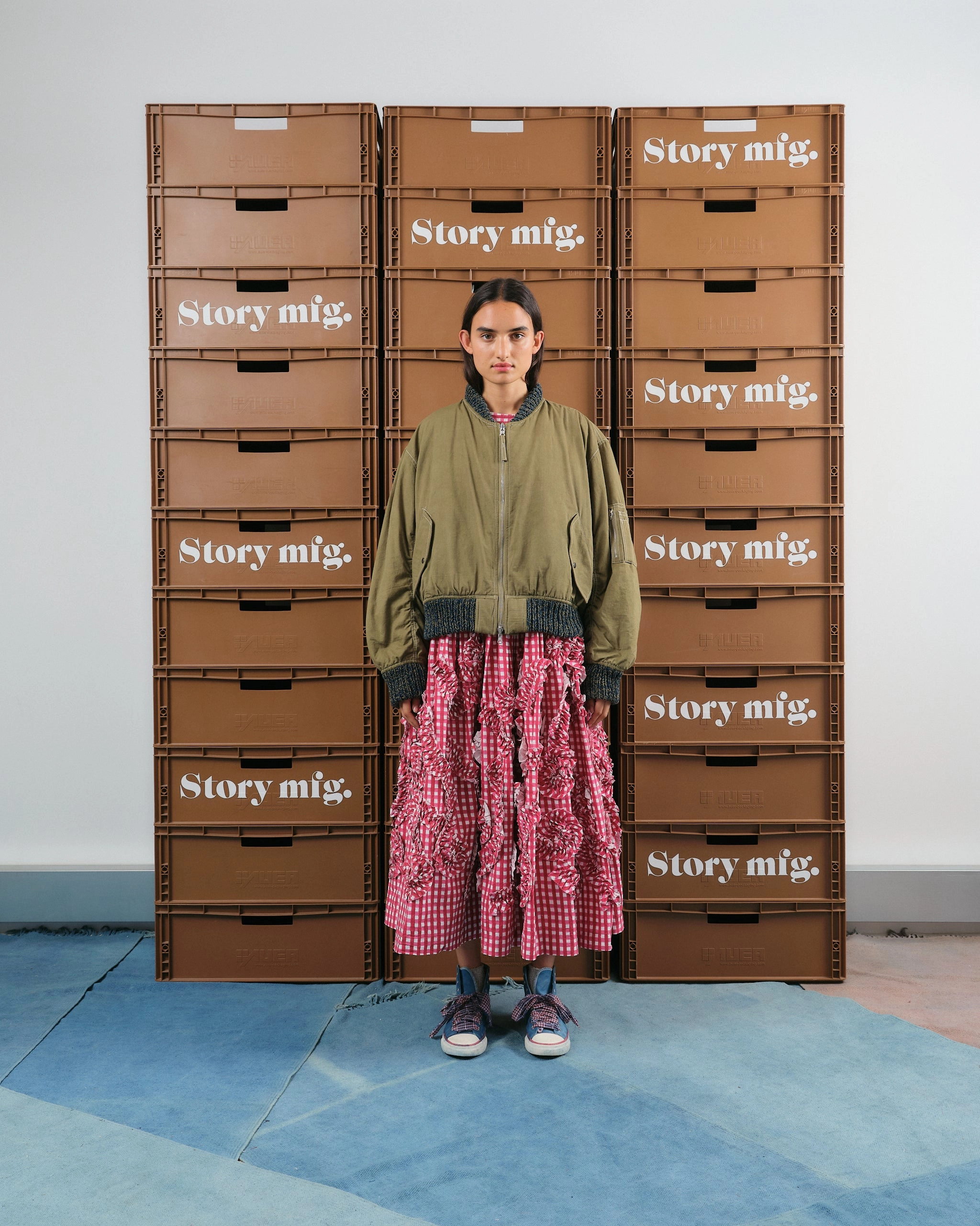Seed Bomber - Olive Wonky-Wear Office Wear Couple Look Work Ready