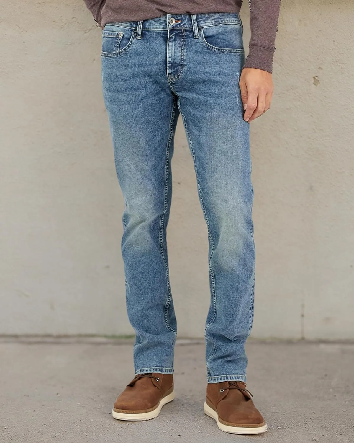 Weatherproof Vintage Mens Jeans Slim Fit - Super-Soft Slim Fit Jeans for Men | Men's Stretch Jean