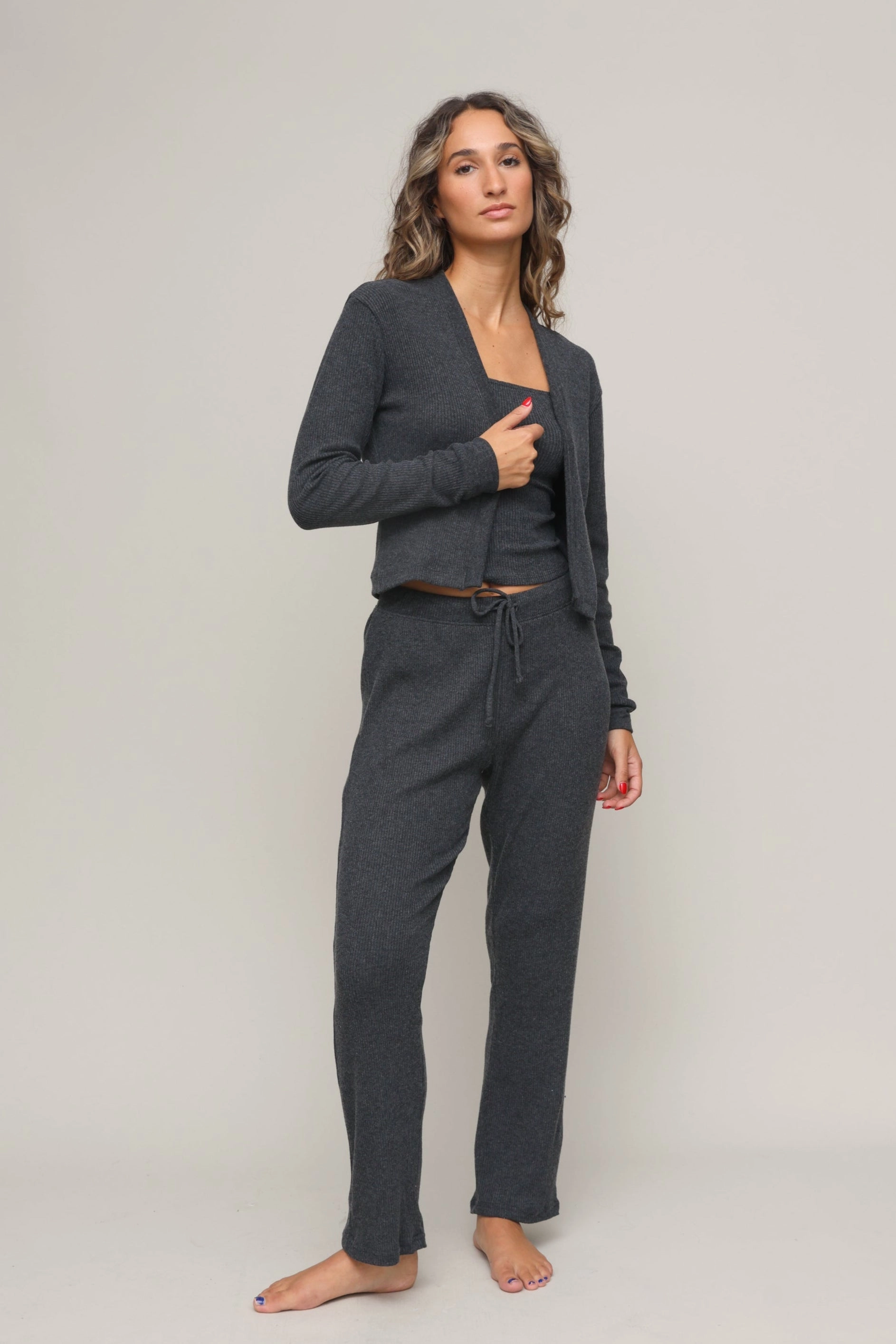 Kelsey Sweater Rib Friction Resistant Edging Temperature control