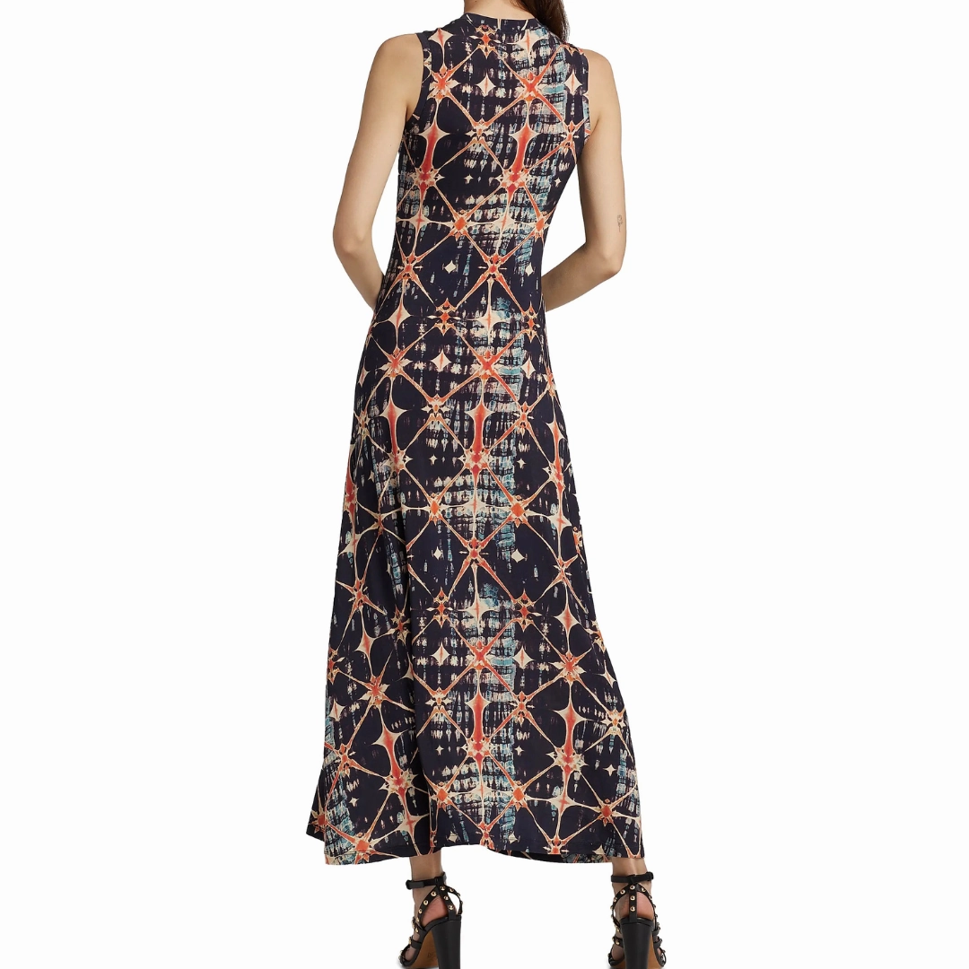 button detail Smooth Outline Orla Tank Dress