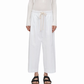 All-day Flex White Stripe Drawstring Pant