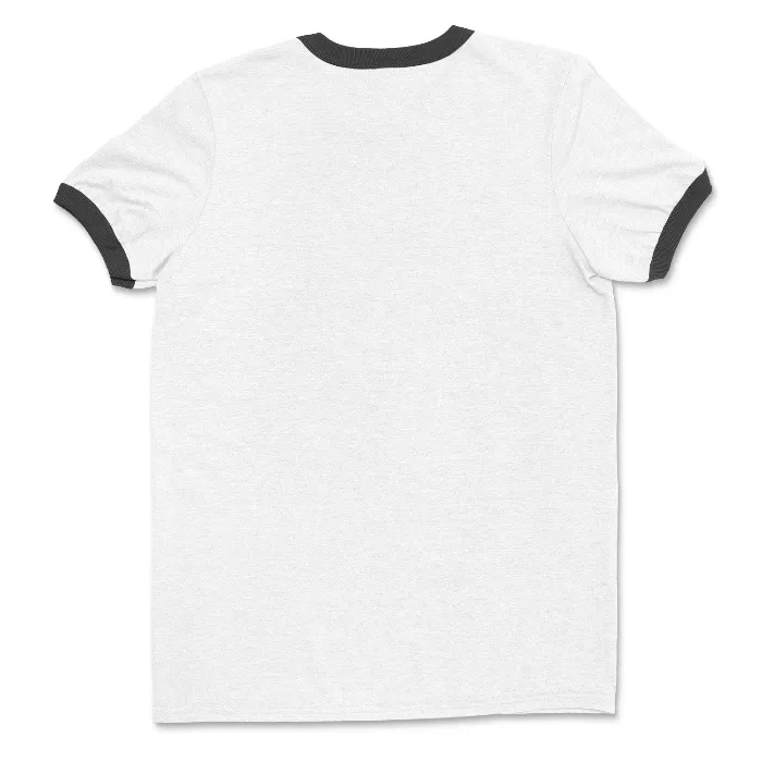 White/Black Ringer T-shirt