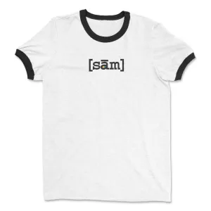 White/Black Ringer T-shirt