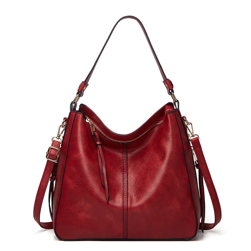 Wholesale Retro Tote Bags, Autumn and Winter PU Shoulder Bags, Crossbody Bags