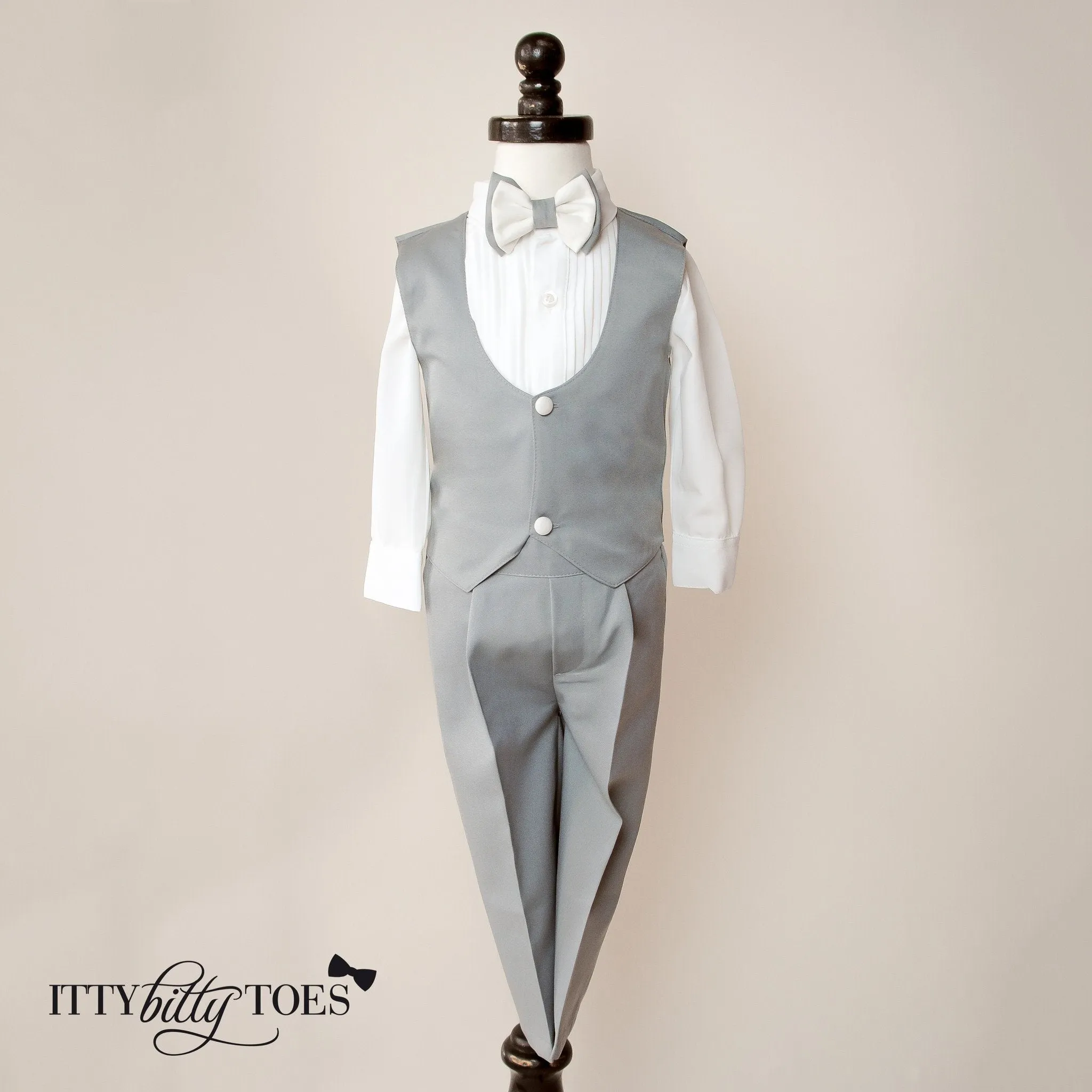 William Vest Set (Gray)