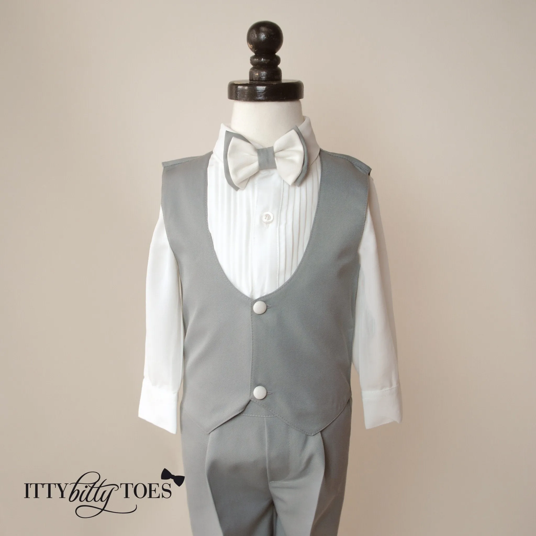 William Vest Set (Gray)