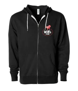 Will's Pub - Classic Bulldog Zip-Up Hoodie