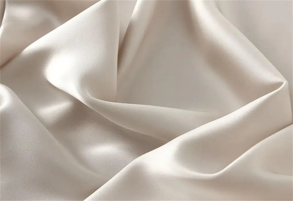 Women Elegant Satin Fishtail Skirts Temperament Long Skirt Solid Color All-Match Dress