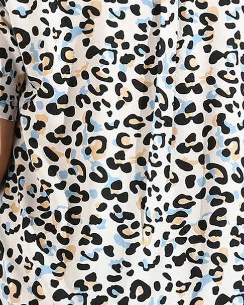 Women Graphic Design Casual Shirts | White