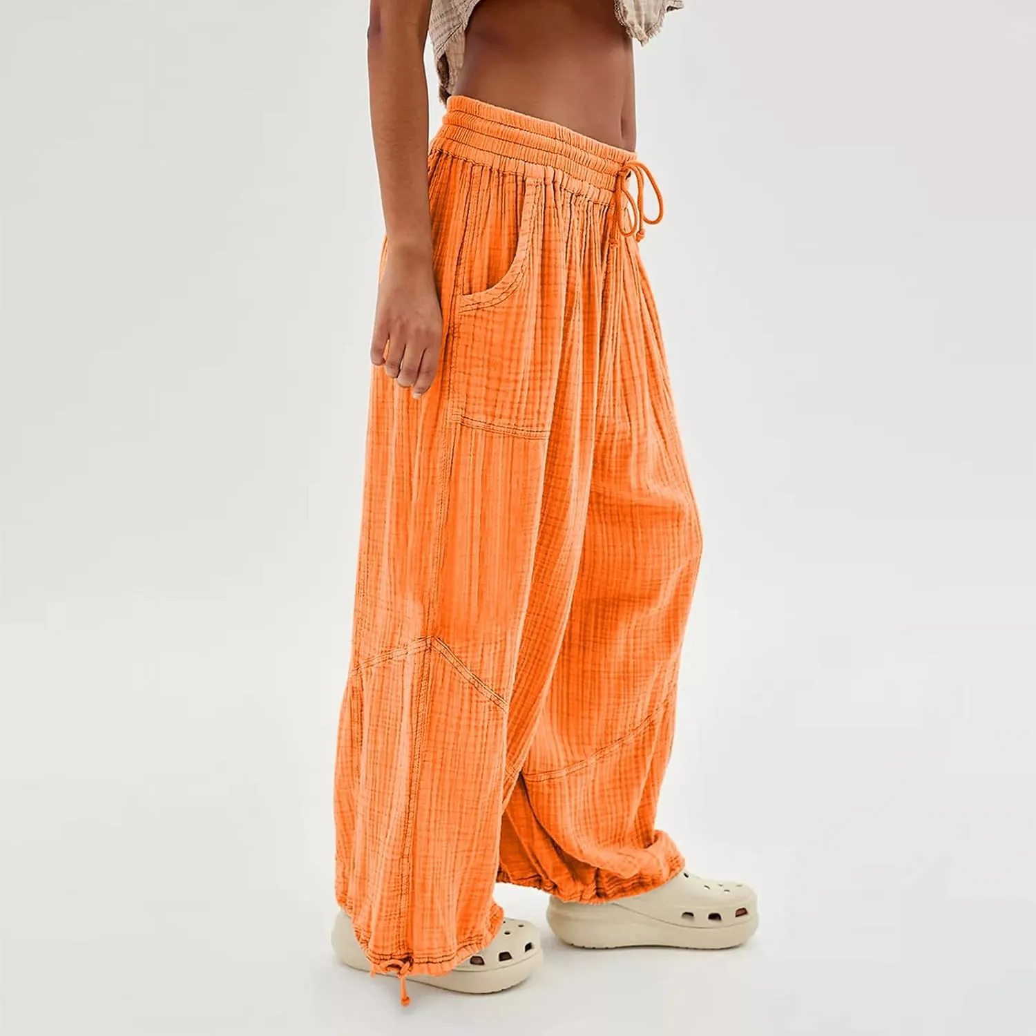 Women Wide Leg Pants for Women High Wasited Baggy Palazzo Pants Palazzo Pants Summer Casual Loose Lounge Pant