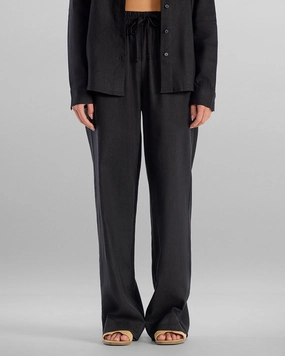 Women's Back to Basics Linen Pant Comfy Movement Fit Ventilated Panels