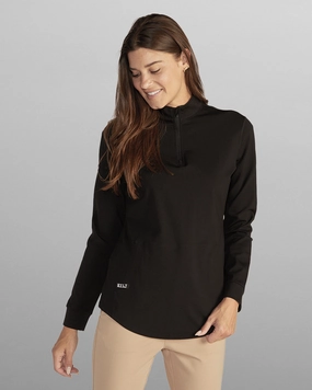 Stretch Technology NoSlipGripperBand Women's Fairway Quarter Zip
