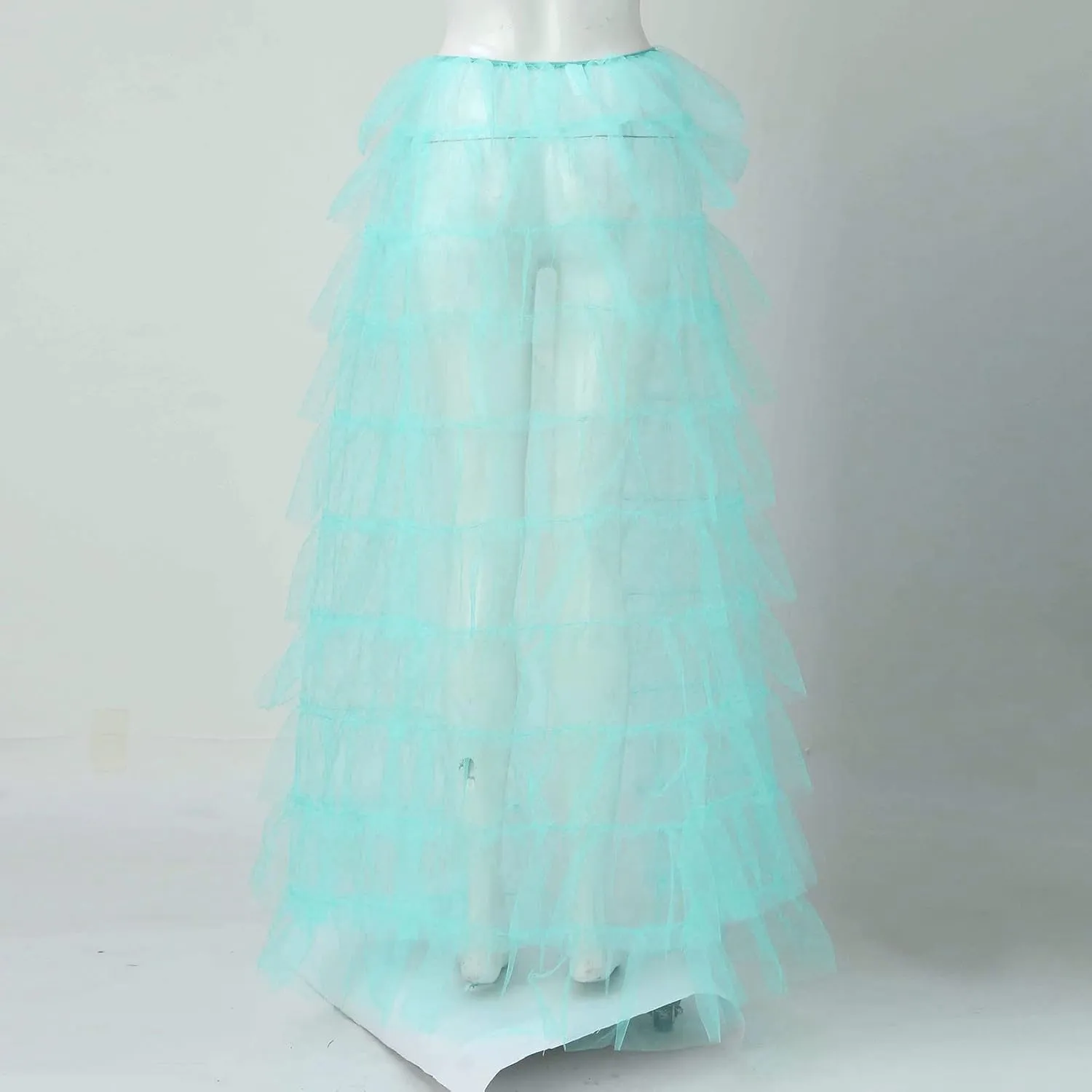 Women's Bodycon Mini Woman's Cake High Waist Skirt Pleated Skirt Bubble Skirt Long High Low Ruffles Party Tulle