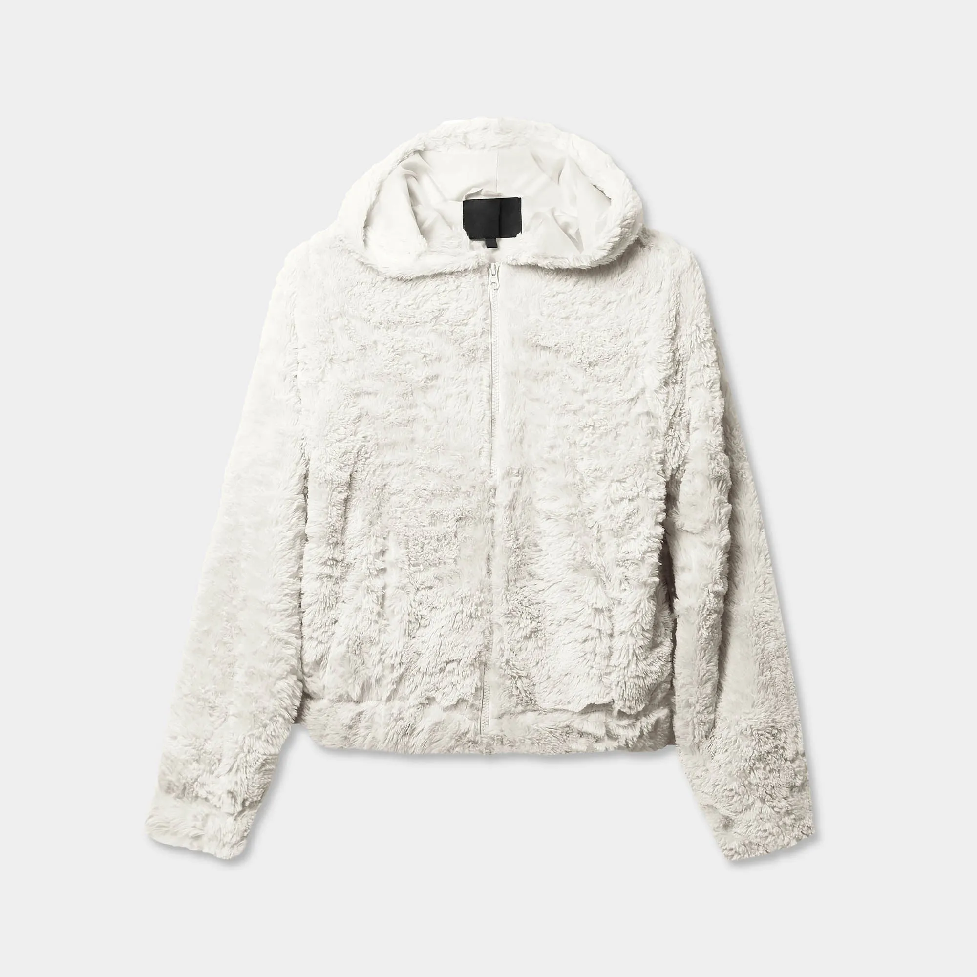 Women's Fur Zip-Up Hoodie