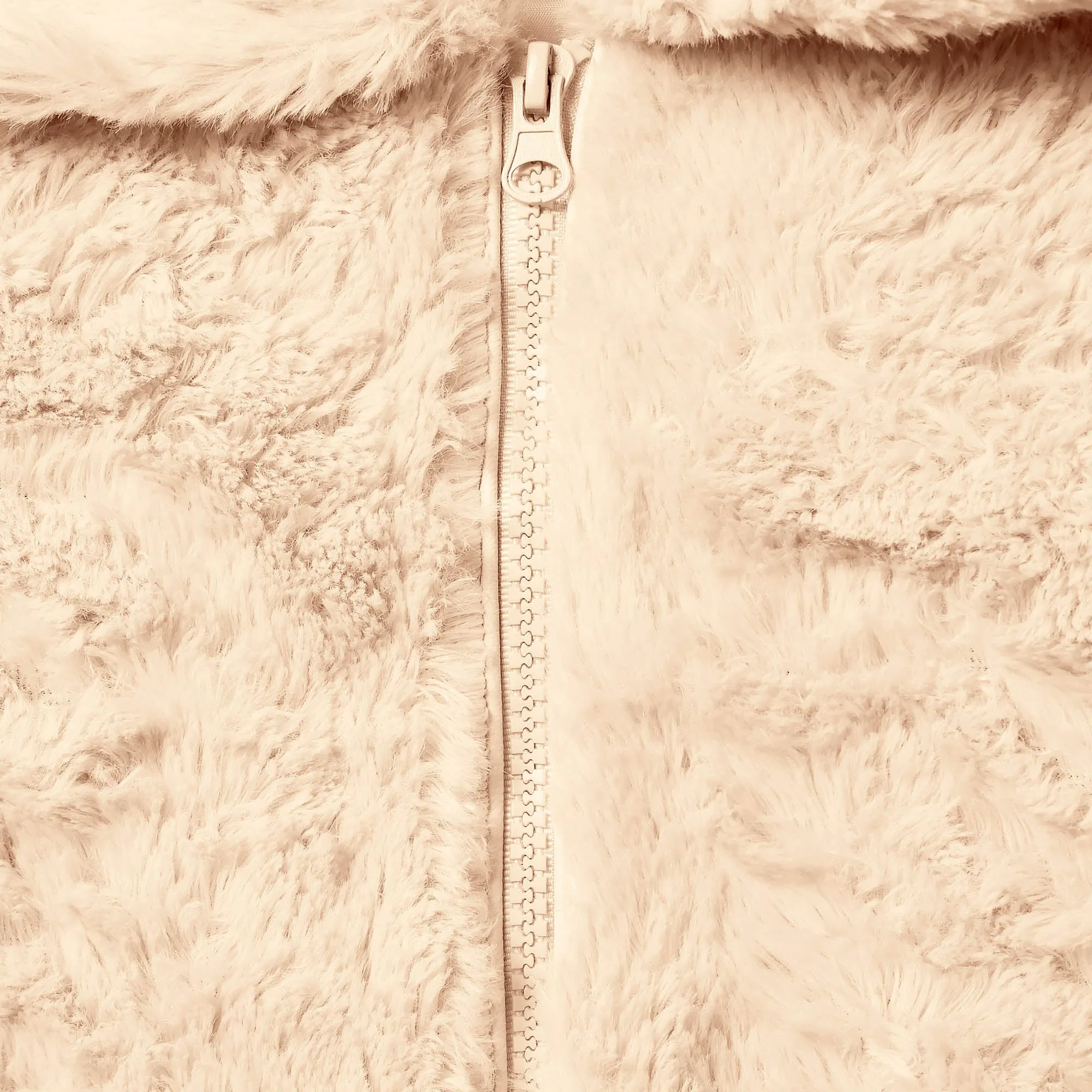 Women's Fur Zip-Up Hoodie