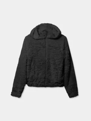 Women's Fur Zip-Up Hoodie