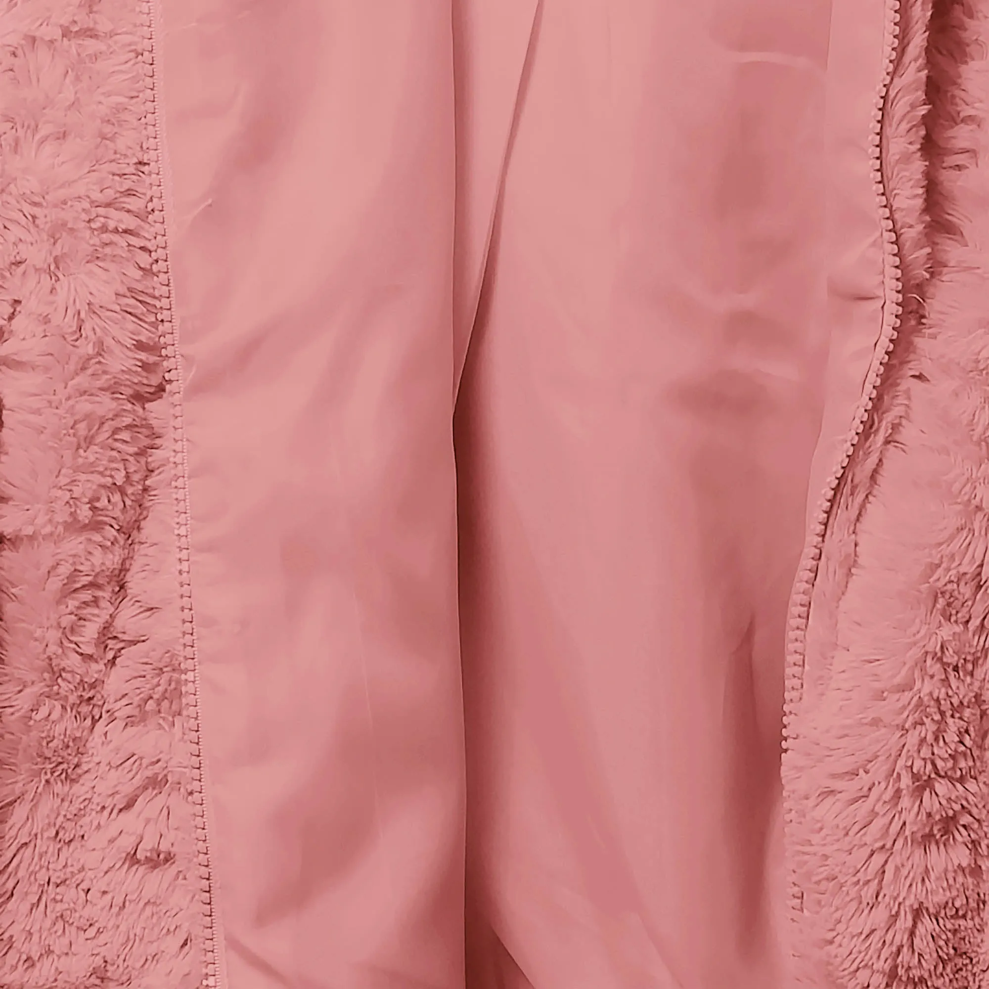 Women's Fur Zip-Up Hoodie