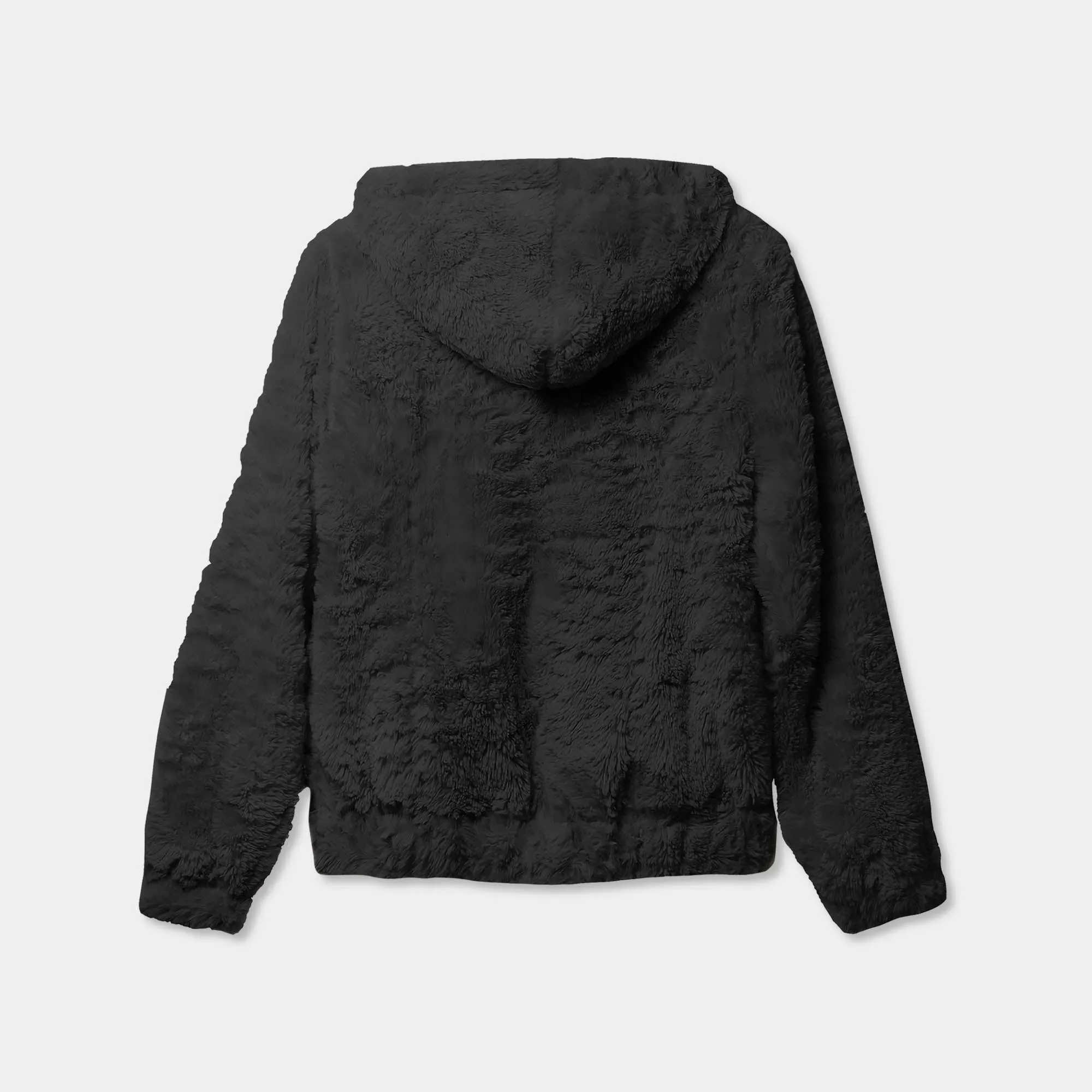 Women's Fur Zip-Up Hoodie
