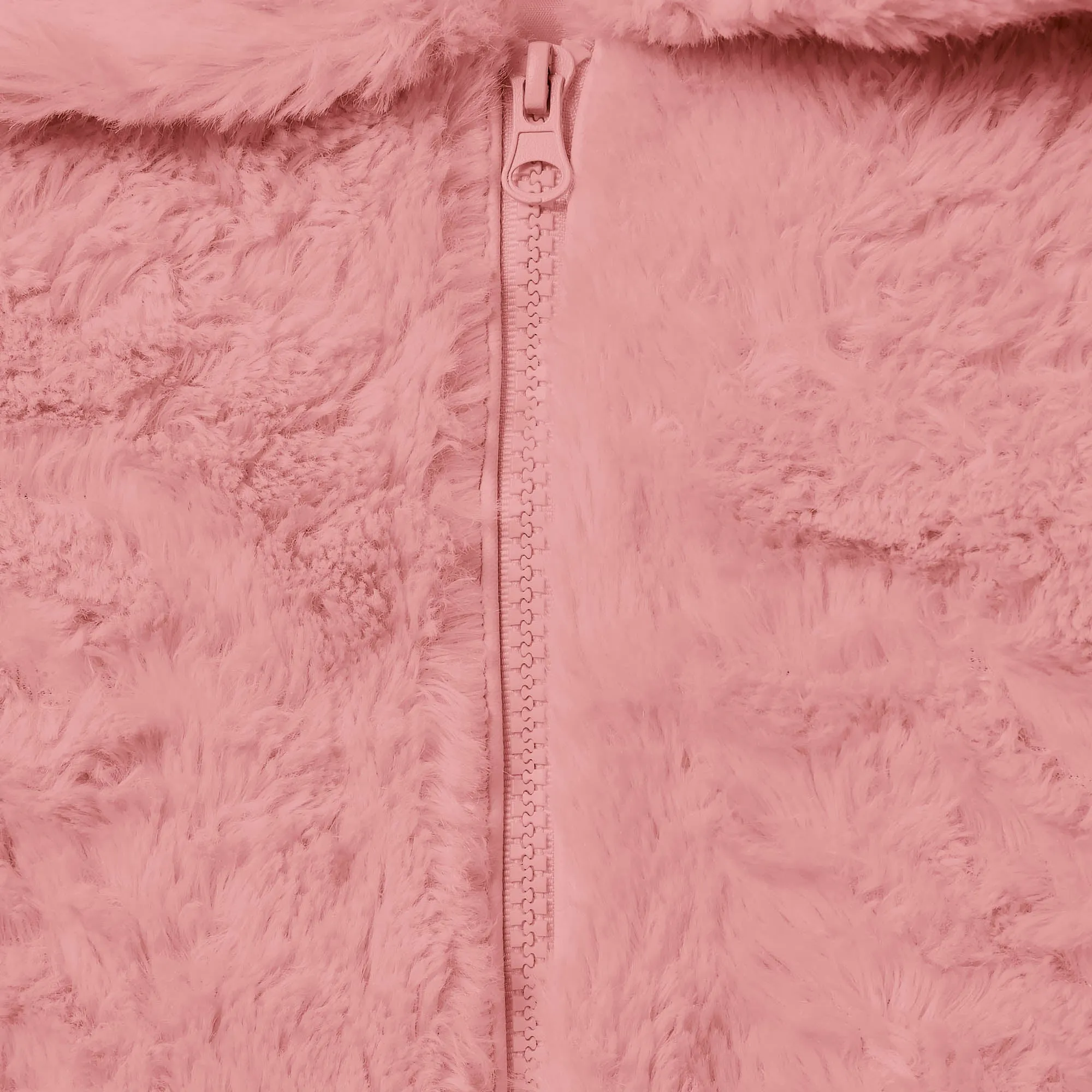 Women's Fur Zip-Up Hoodie