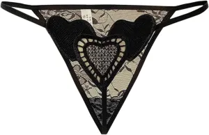 Women's G String Underwear Sheer Breathable Panties Briefs Mesh Sexy Bikini Panties Cheeky Thongs Stretch Underpants