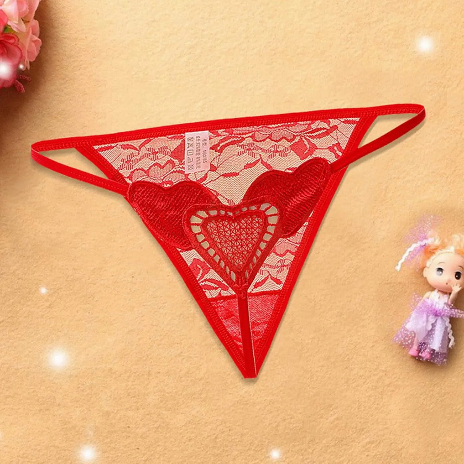 Women's G String Underwear Sheer Breathable Panties Briefs Mesh Sexy Bikini Panties Cheeky Thongs Stretch Underpants