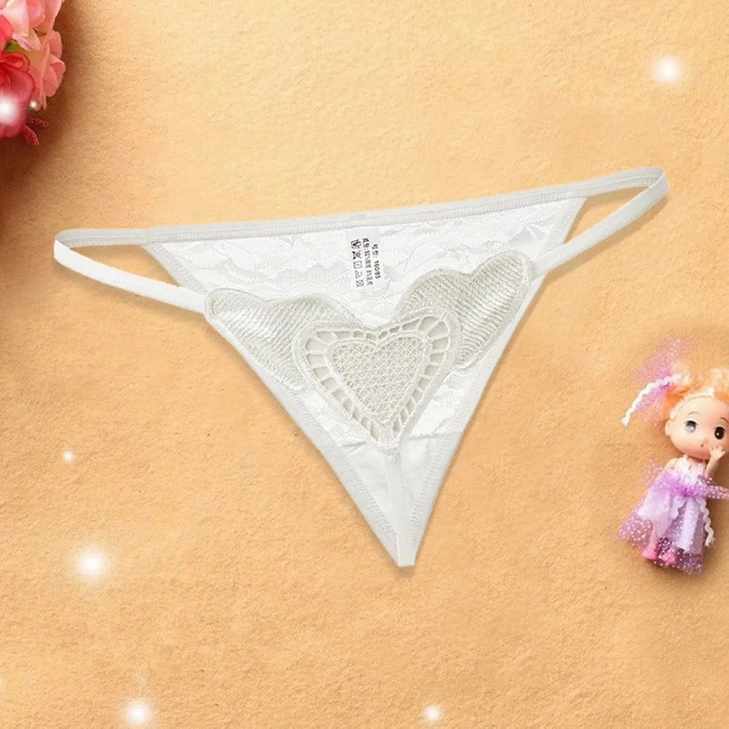 Women's G String Underwear Sheer Breathable Panties Briefs Mesh Sexy Bikini Panties Cheeky Thongs Stretch Underpants