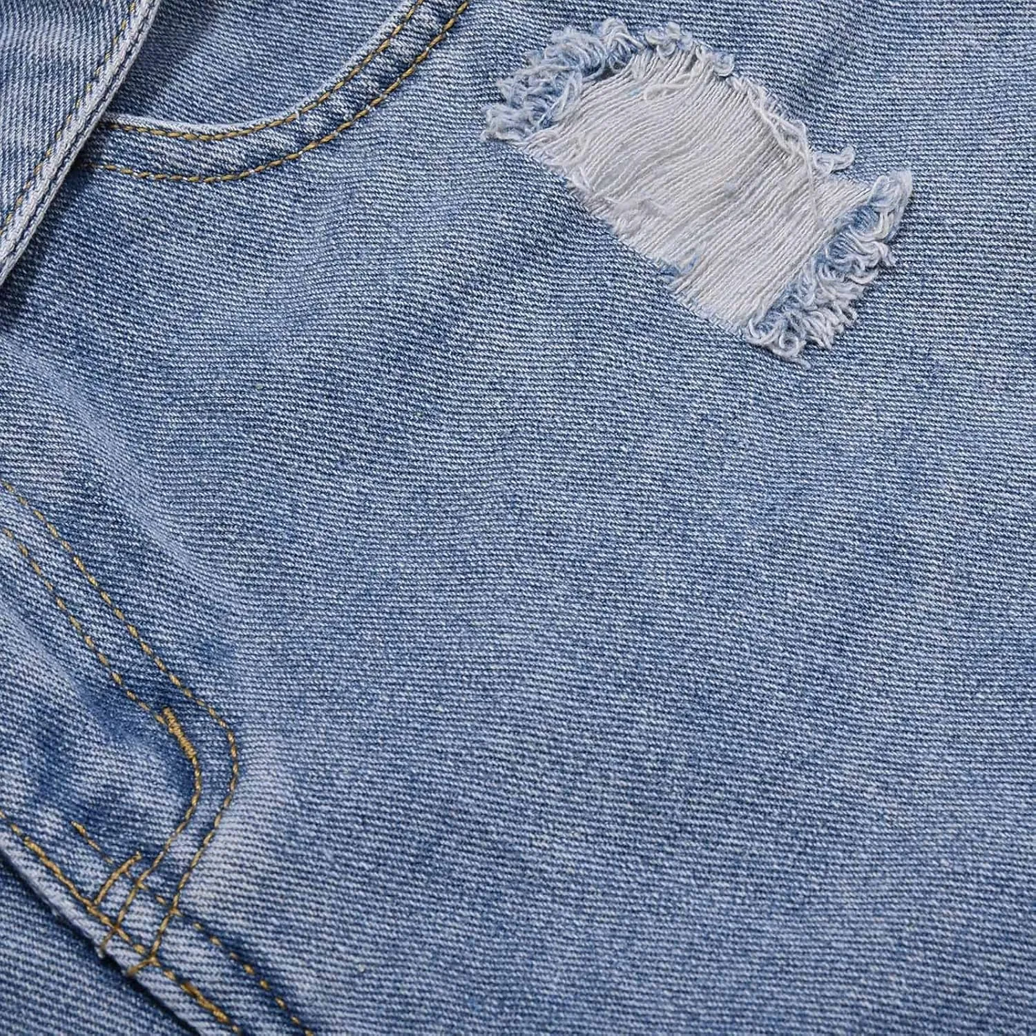Women's High Waisted Slim Fit Chic Ripped Frayed Hem Denim Shorts Womens Workout Shorts Small