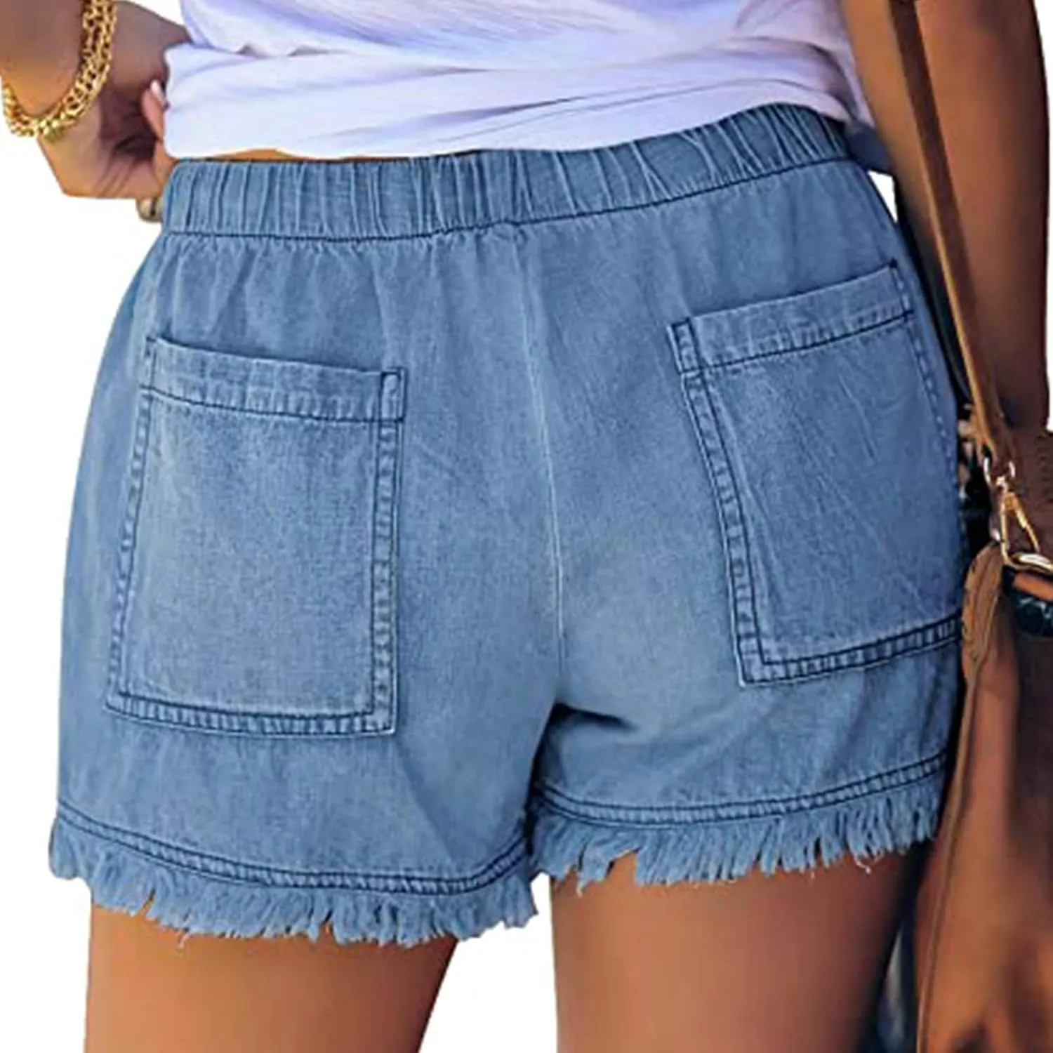 Womens Jean Shorts rendy High Waisted Denim Shorts Summer Clothes Y2K Cute Fashion Outfits