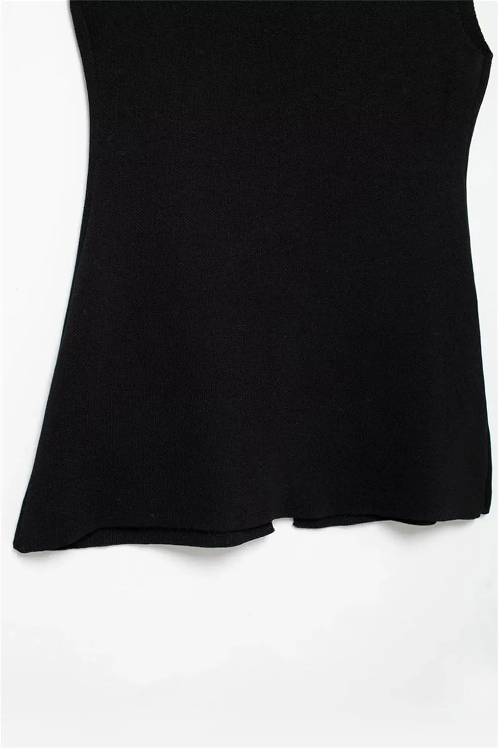 Women's Round Neck Knitted Slim Fit Vest