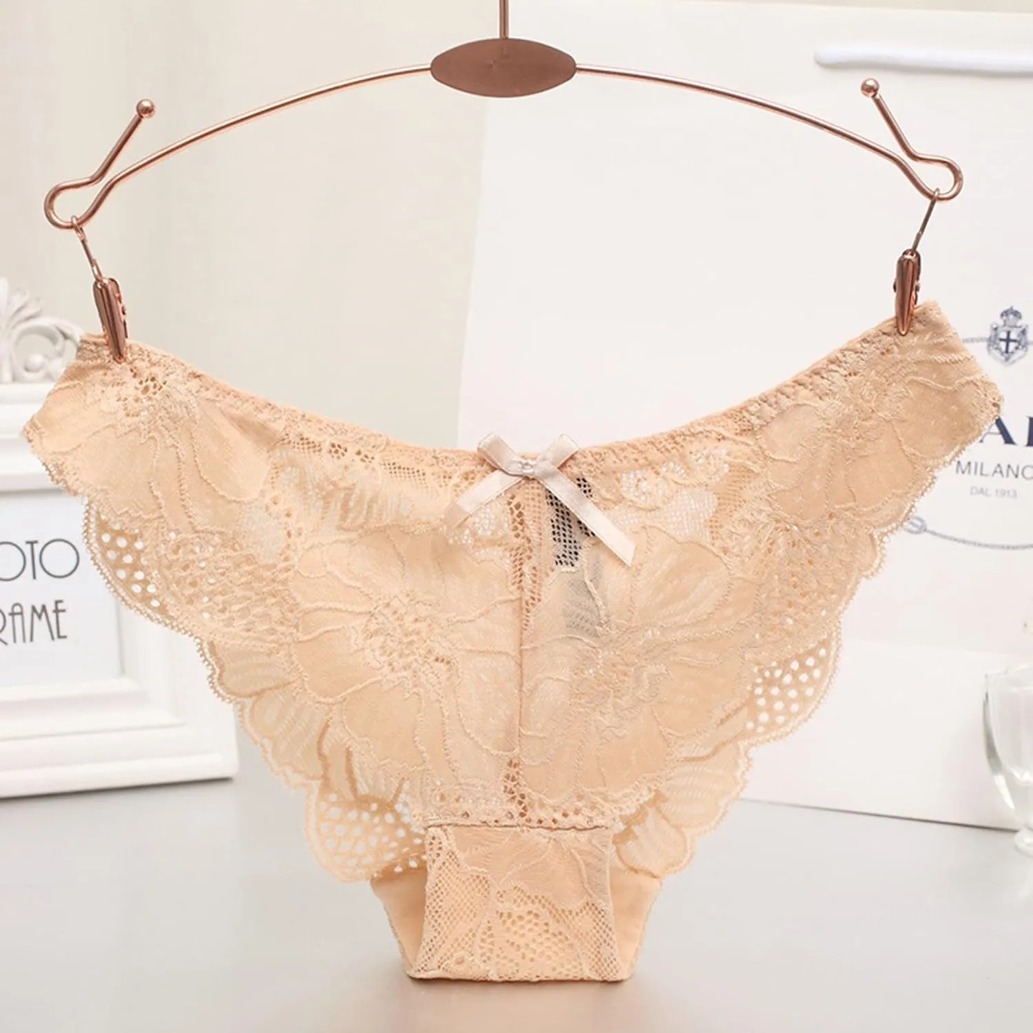 Womens Ruffled Butterfly Butt Lifting Underwear Sexy Comfy Stretch Panties Eversoft Bow Tie Hipsters Tummy Control